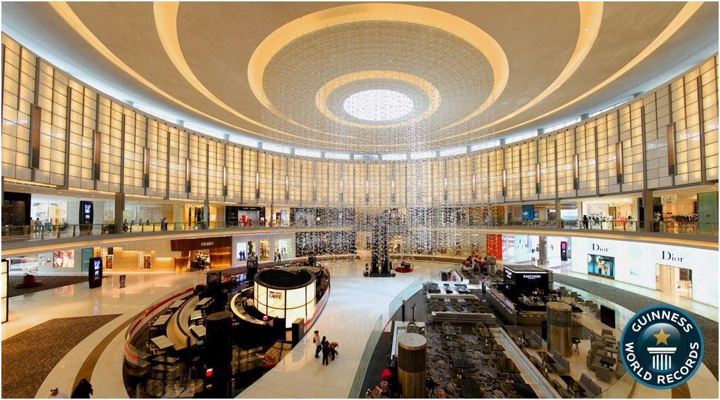 Picture of Mall in Dubai placed in Guiness world records
